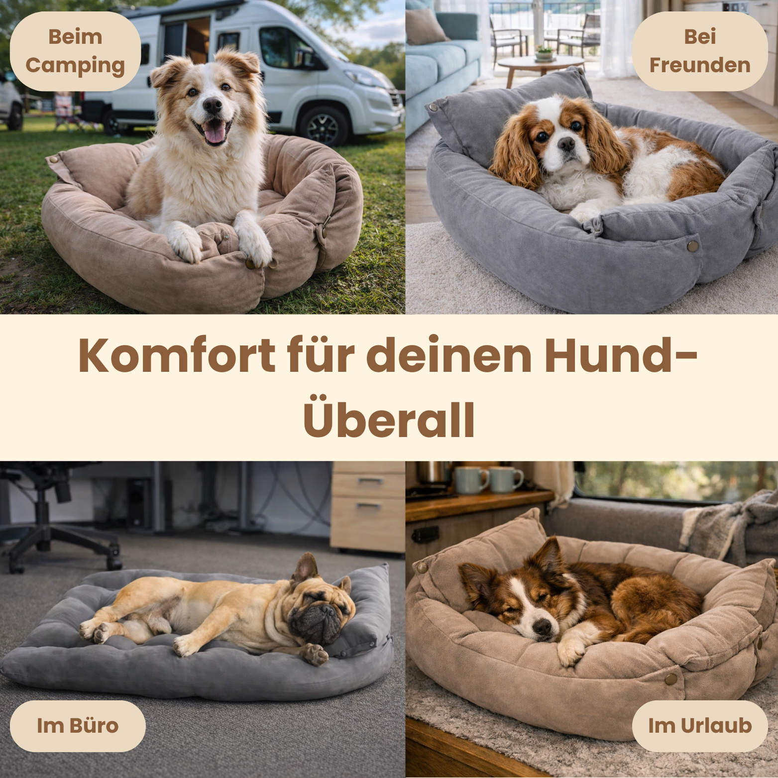 TravelBuddy | Hundebett für unterwegs
